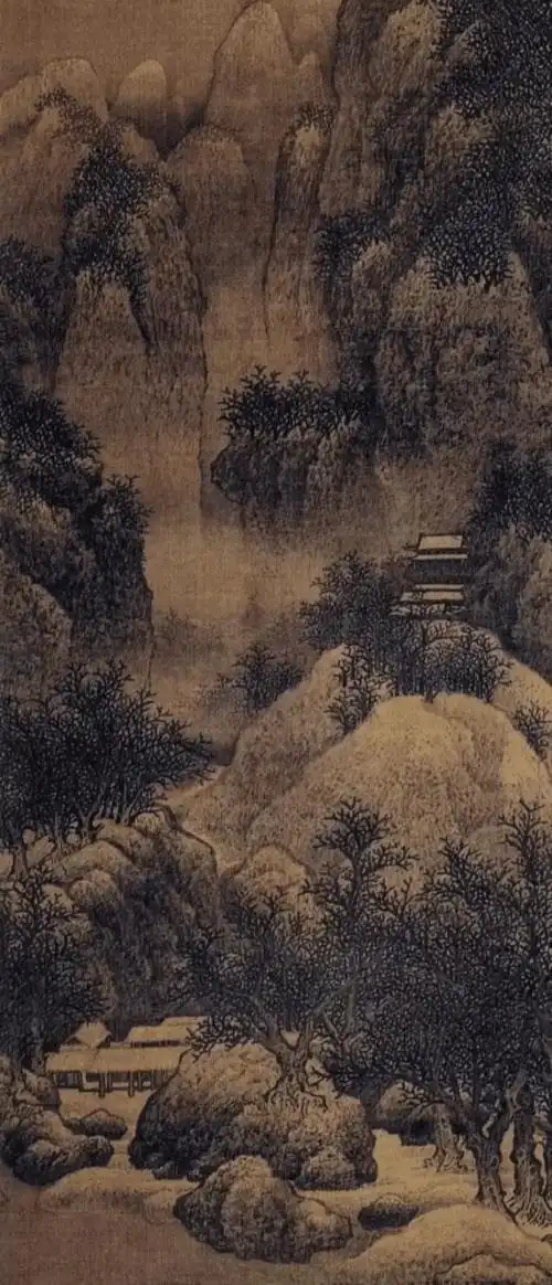 范宽雪景寒林图