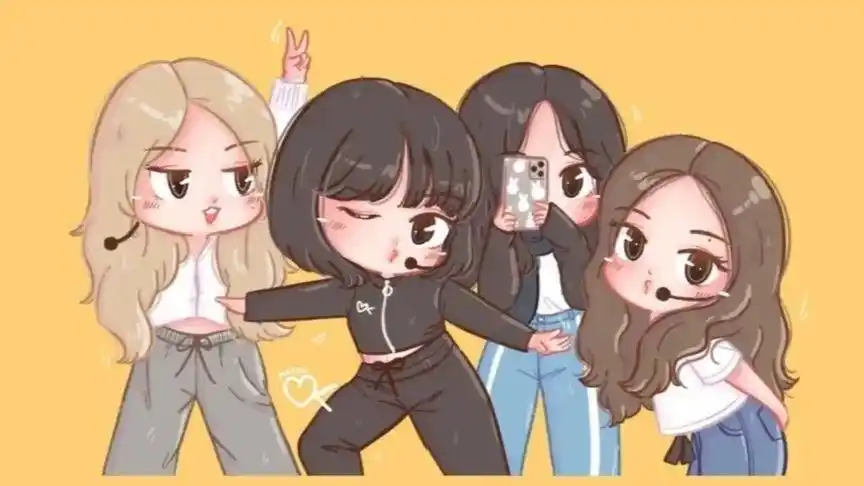 【blackpink】q版的四闺女也太可爱了吧!