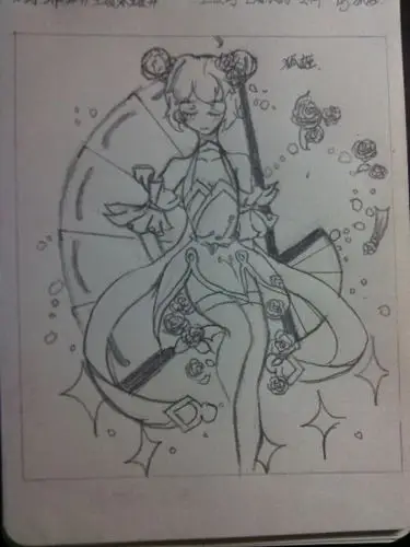 王者荣耀#小乔(嗯,狐狸知道自己画的不好,但是像我这么厚脸皮的人