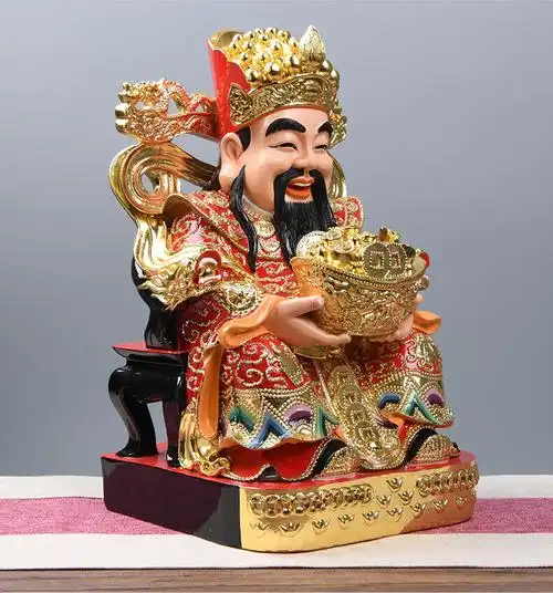 财神爷摆件家用佛像范蠡公司开业大文财神神像供奉办公室店铺 24