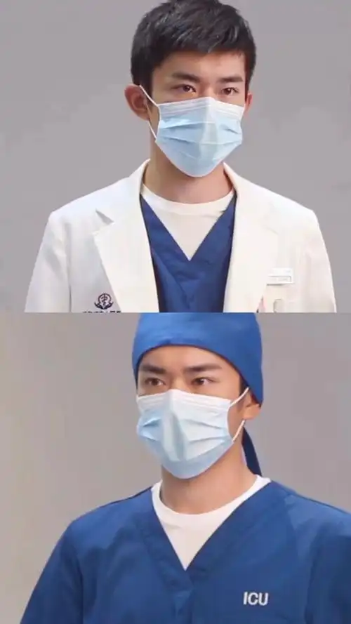 易烊千玺中国医生花絮照