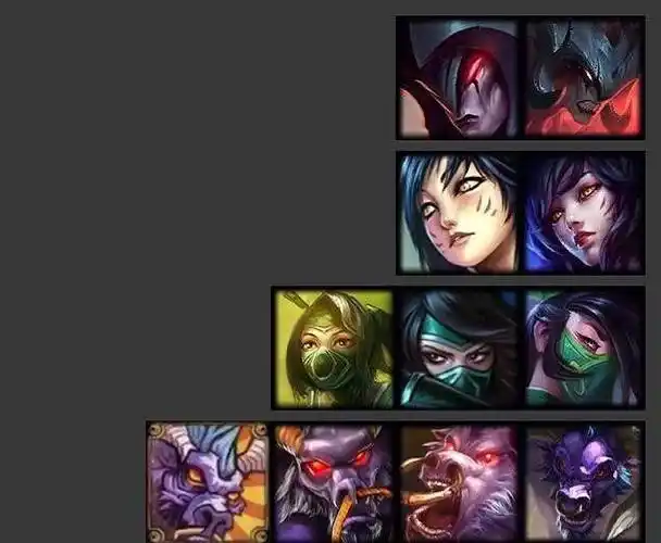 lol:分析英雄头像十年的变化,阿卡丽长大了,波比像个男孩子