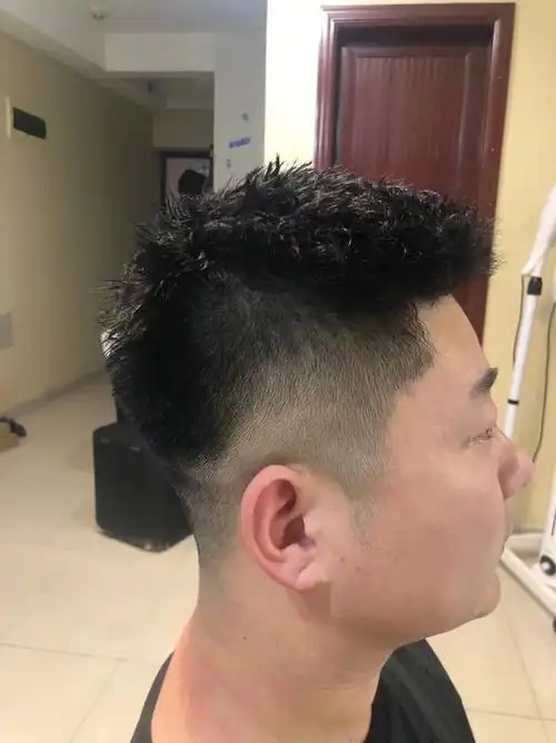 锡纸烫男士超短发锡纸烫