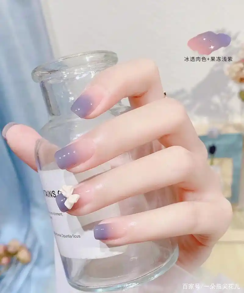 分享10款短指甲渐变款式美甲,超级好看又百搭