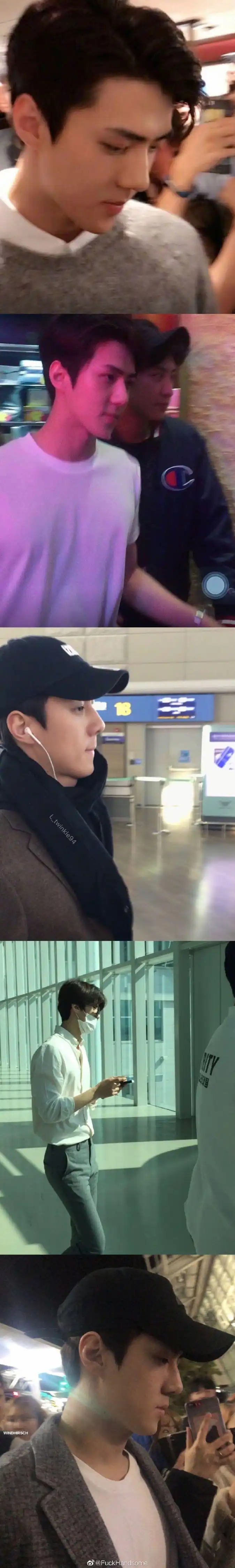 吴世勋生图大合集来袭当之无愧的南韩颜值自尊心