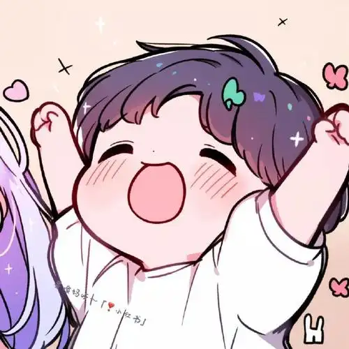 可爱卡通情侣头像无水印