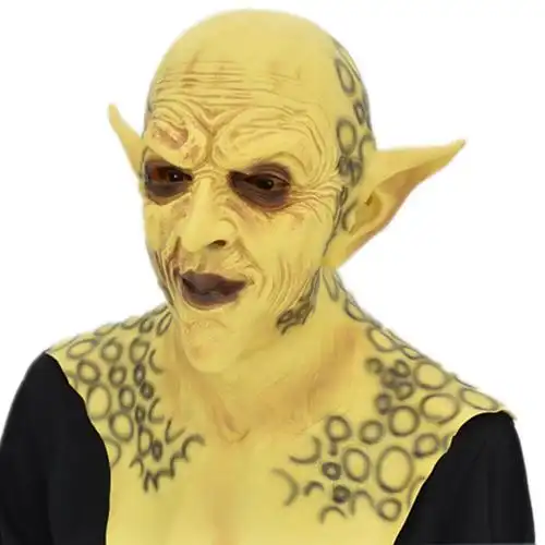 暗黑圣经堕落天使谎言黄色小鬼恶魔面具暗黑破坏神头套mask绿