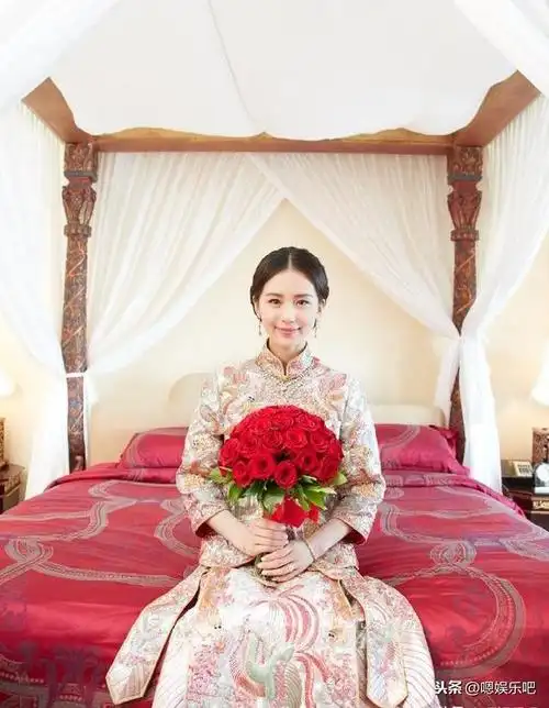 八位婚礼中式礼服最美的女星,陈紫函中国风十足