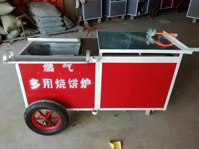 写美篇 燃气推拉烧饼炉子 钢板45x70,面板70x58总长1