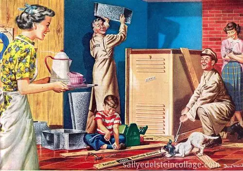 二十世纪美国黄金时代的插画怀旧精彩