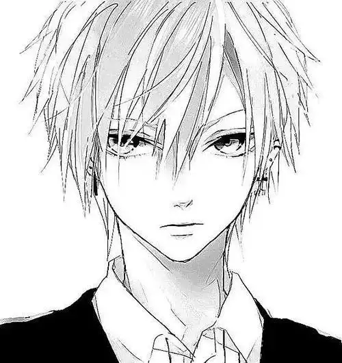 头像男生帅气素描 第1页二次元图片男生帅气简笔画黑白 帅气男生简笔