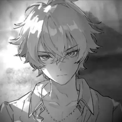 优质动漫男头像黑白高清图片114张_男生动漫头像_头像屋