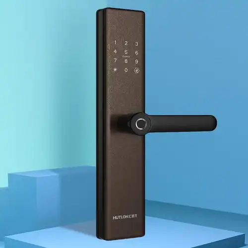 汇泰龙入户防盗智能指纹半导体识别wifi监控a4智能门锁