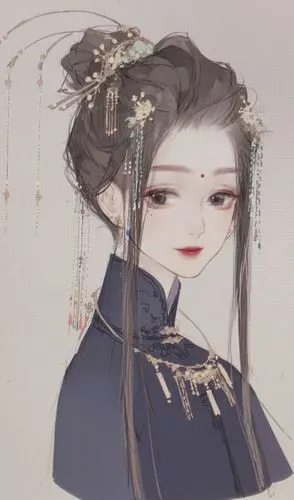 有什么好看到爆炸的古风女头像? - 知乎