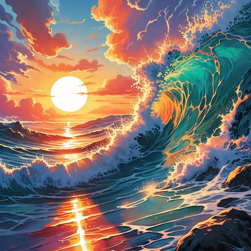 9398 太阳与大海的微信头像 想拥有独一无二的微信头像吗?