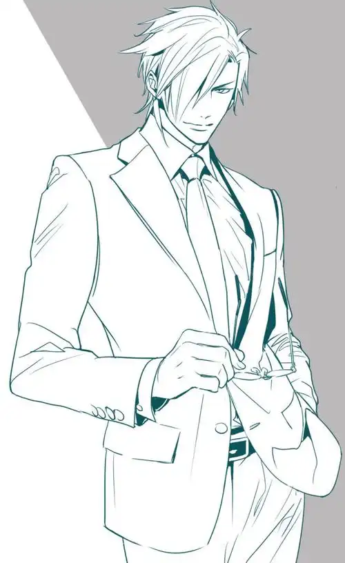 【刀剑乱舞】西装烛台切(无授权侵删)