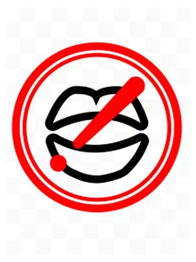 禁止 i> i>说 /i> /i> i> i>话 /i> /i>的卡通图标