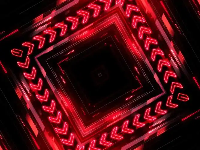 炫酷红色灯光闪烁灯管灯光秀走秀街舞跳舞架子舞led舞台背景视频素材