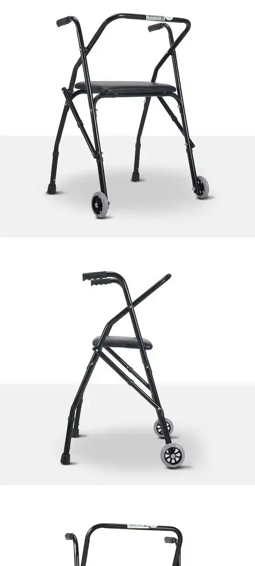 老人器行走代步椅康复走路辅助器助步器带轮训练步行器助力器zxq07t