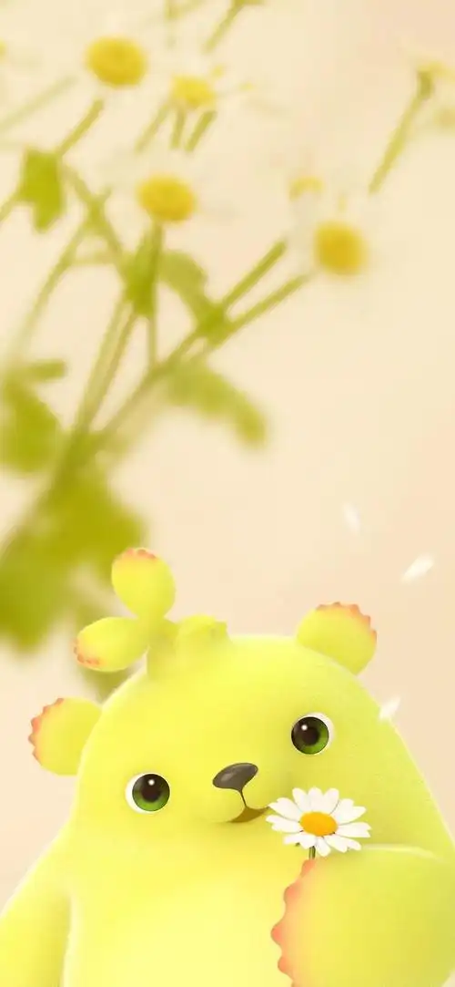 萌芽熊暖心壁纸 ‖ 愿你的生活常温暖,日子总是温柔又闪光