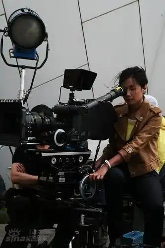 图文徐静蕾导演幕后照曝光徐静蕾拍摄现场
