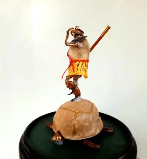 二,毛猴的主要制作材料:蝉蜕