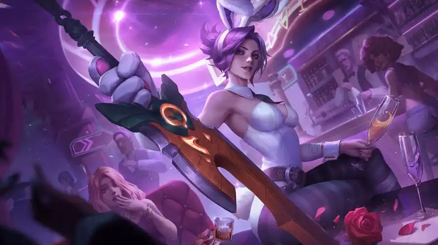 lol臻彩藏品史诗级加强!臻彩插画与皮肤原画的对比_锐雯_的战斗_偶像