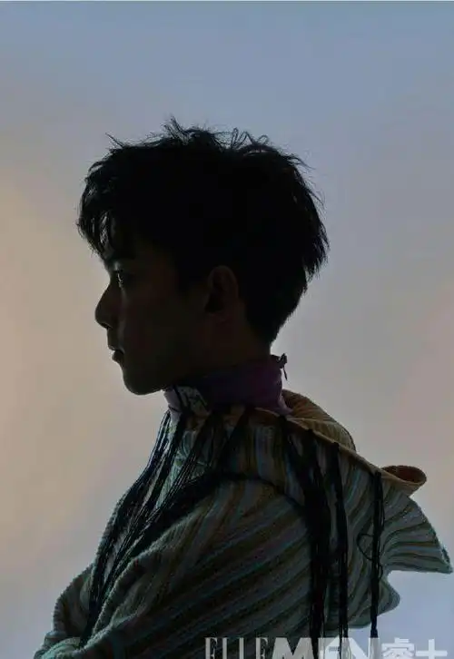 然而引起争议的,是下图这一张侧面的剪影,完完全全地把吴磊侧面每一个