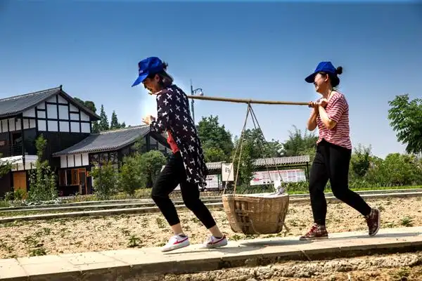 农耕体验——挑扁担:同心所向 其力千钧农耕体验——插秧:以退为进,无