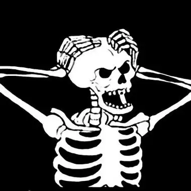 搞怪一左一右骷髅情头图片_情侣头像_头像屋