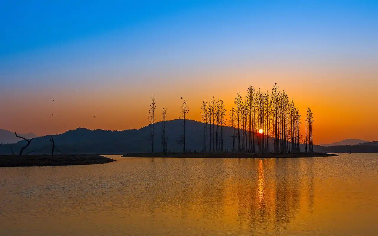 日落黄昏美景高清电脑桌面壁纸