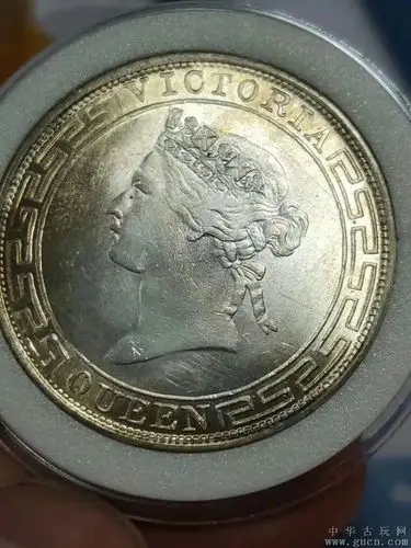 香港女皇币1867年原光银元enfwn