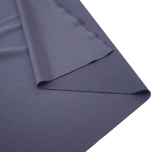 半米价深藏青色直贡呢 弹力针织布料打底衫内衣裙子服装面料泳装