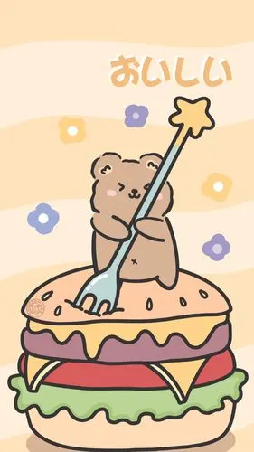 小熊主题可爱手机壁纸