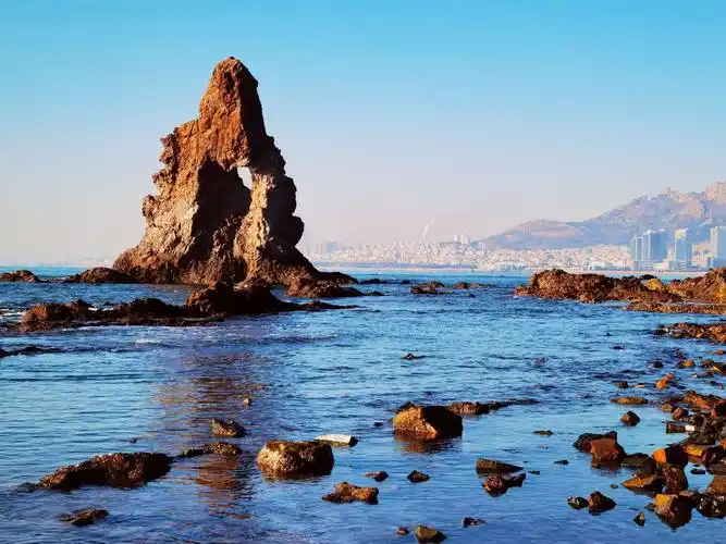 1.6石老人夕阳余晖