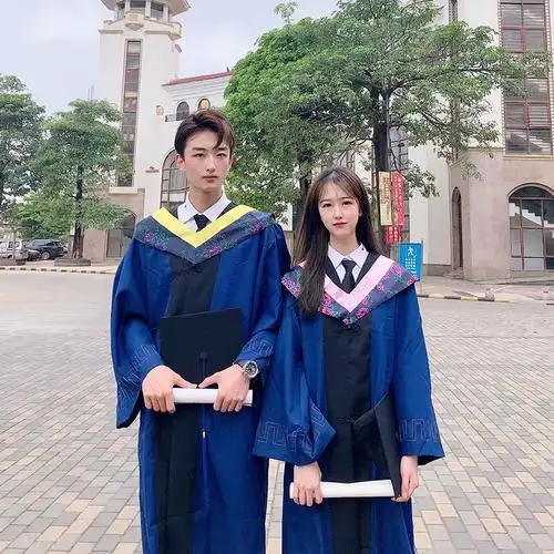 恬蝶博士服批发毕业礼服文理工农军医科学位服学士服硕士服毕业照