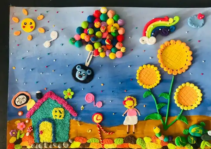 手作之超轻粘土(2017级学前教育本科二班)