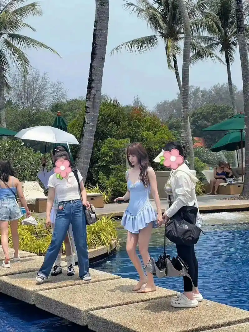 徐梦洁  光脚丫  大长腿