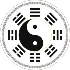 宅化贴图太极八卦图伏羲旺人旺丁墙贴太极八卦先天周易太极图