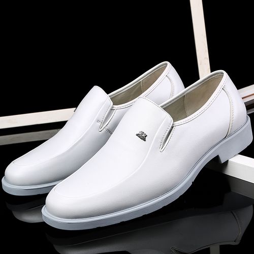 46码男鞋 休闲鞋_大号真皮男士商务皮鞋45正装休闲46白色47特大码结婚