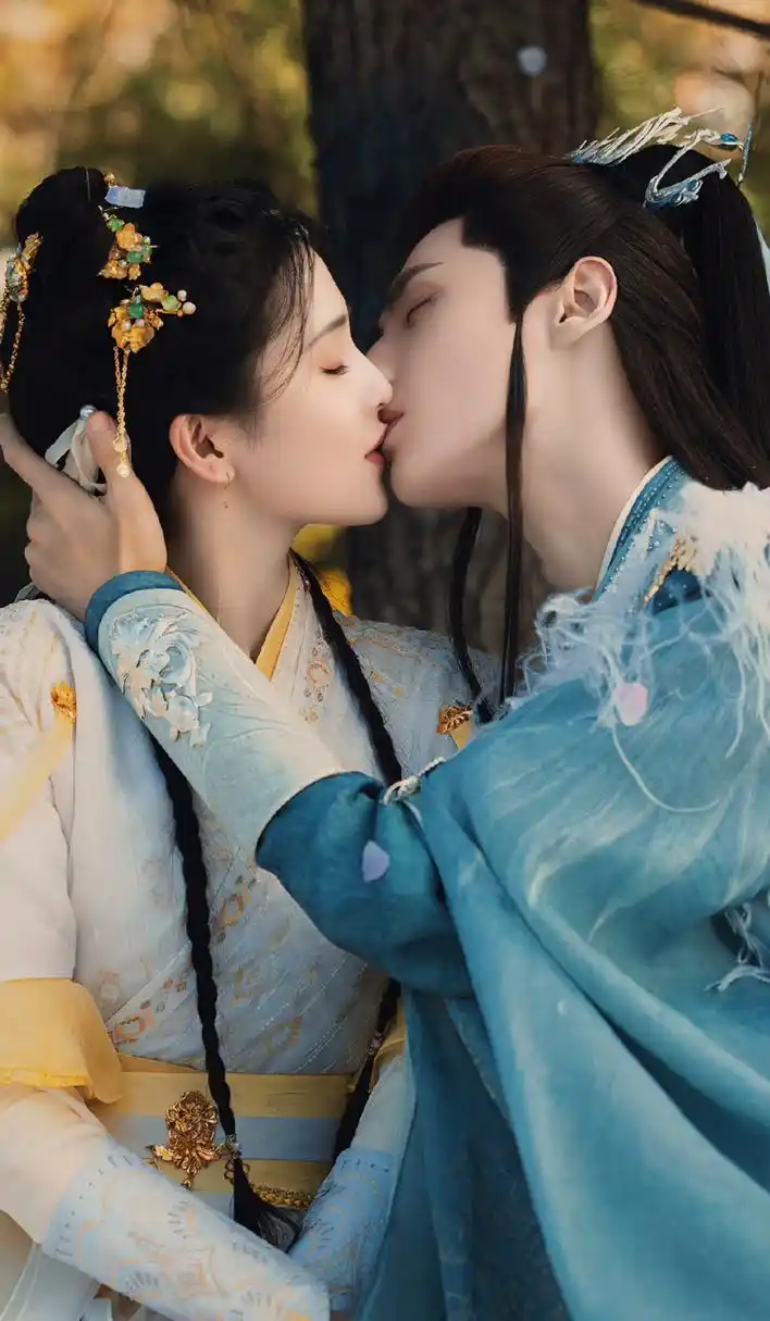 罗云熙白鹿古装高清双人壁纸(二)[鲜花]