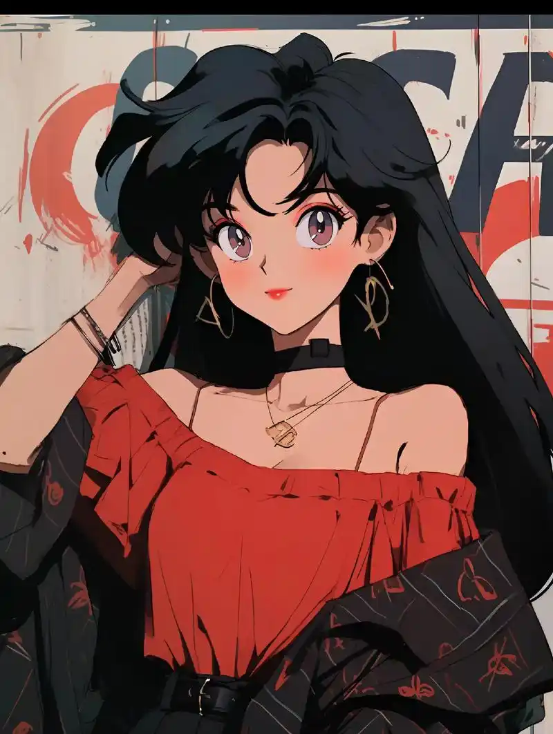 复古旧漫 | 火野丽.#旧漫头像 #优质头像 #动漫女头 # - 抖音