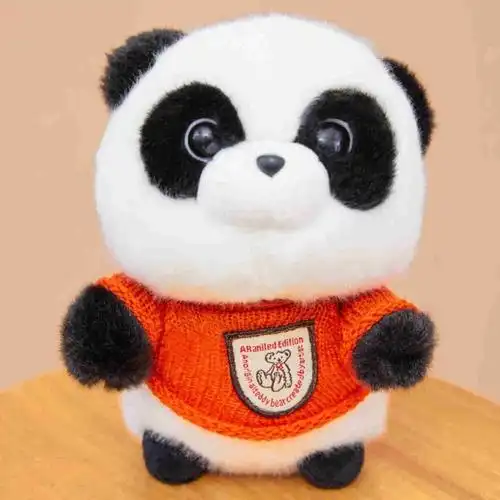 熊猫公仔玩偶毛绒玩具可爱国宝仿真穿衣小熊猫布娃娃女孩新年礼物抱抱