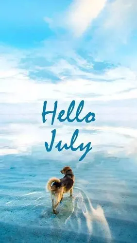 六月再见七月你好说说图片2021下半年第1天发朋友圈的心情文案