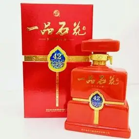 湖北石花酒42度绵柔石花一品500ml浓香型商务白酒礼盒装 婚宴喜酒