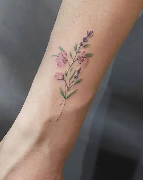 小清新纹身图片_手臂小清新纹身图案