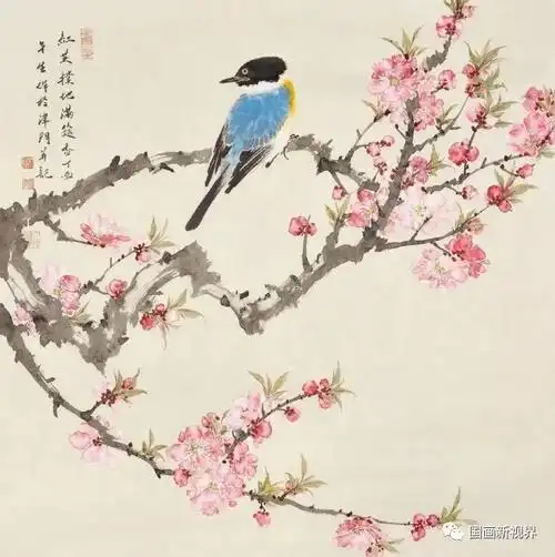 这些国画淡雅清丽诗意悠然