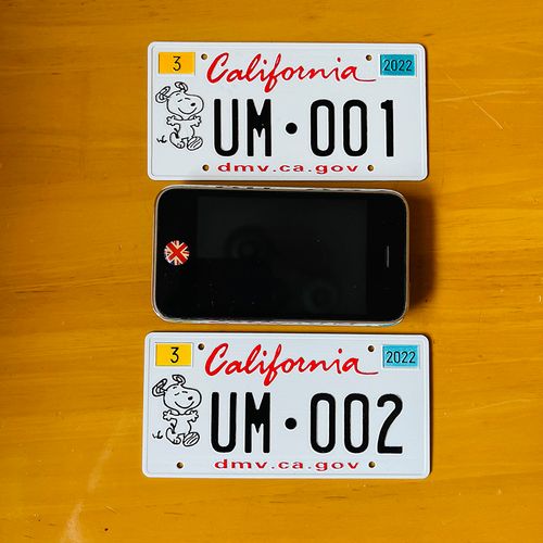 定制美国加州玩具车牌1/8 10rc模型车牌3d金属字效果加利福尼亚州