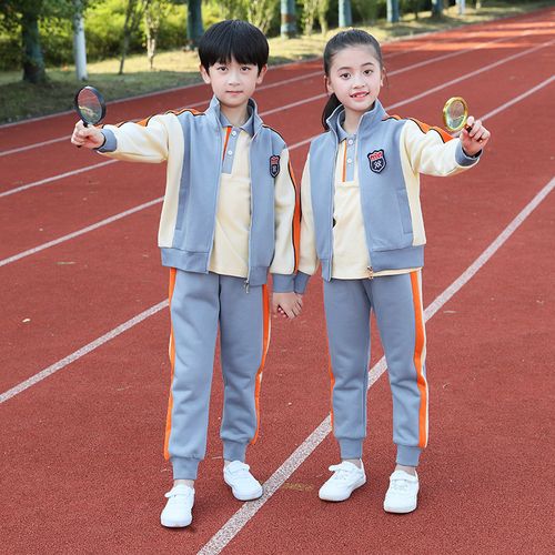 小学生校服春秋套装三件套学院风儿童班服春秋季运动服幼儿园园服