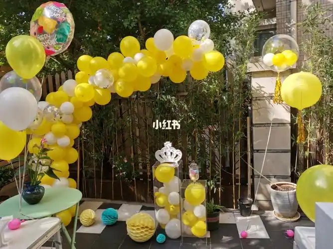 家庭生日布置|气球说宝宝生日派对95_气球_生日派对_生日布置_生日